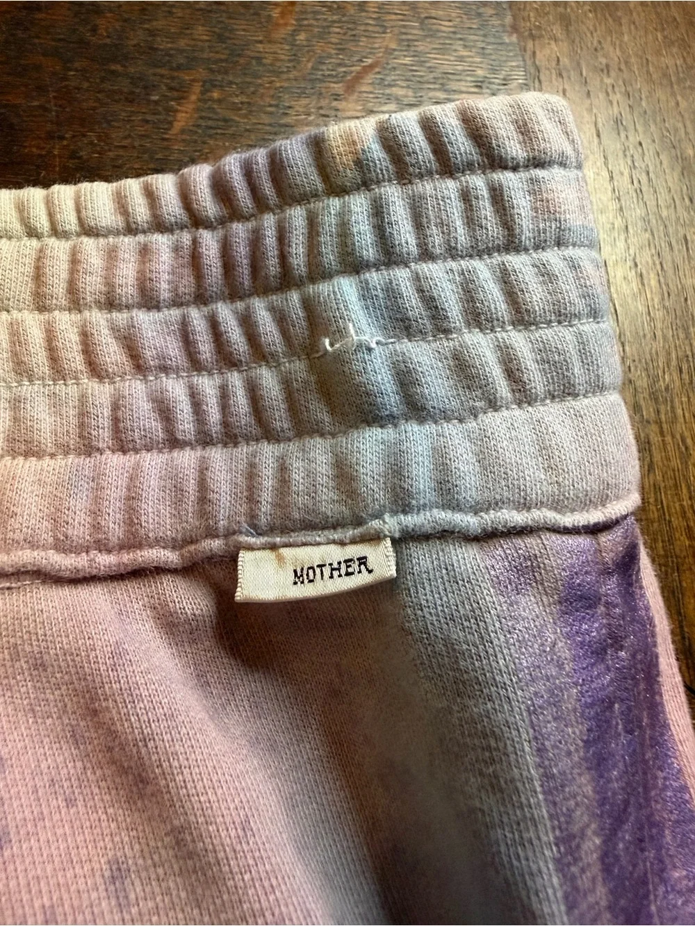 MOTHER Tie-Dye Set — Pastel Purple, Pink & Blue